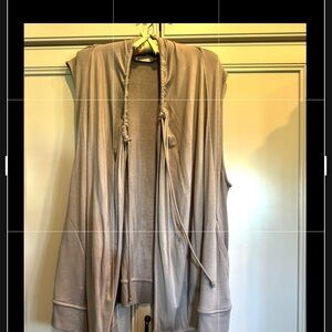 Athleta Gray Textured Vest